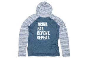Beer Church van Gough Starry Night Lightweight Hoodie Sweatshirt | Pullover Hoodies + Sweatshirts