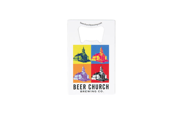 Beer Church Bottle Opener: Metal Brewery Bottle Openers | Churchkey | Church Keys