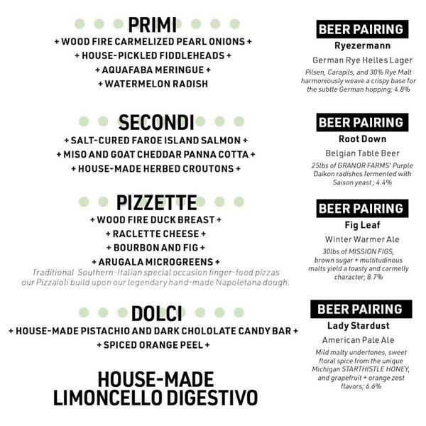 WOOD FIRE BEER PAIRING FEAST Friday, 24 February Beer Church Unive