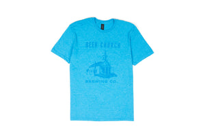 Beer Church Retro Logo Brewery T Shirt | Short Sleeve Brewery T Shirts