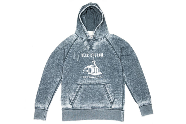 Beer Church Retro Logo Brewery Hoodie Sweatshirt | Vintage Hoodies + Sweatshirts
